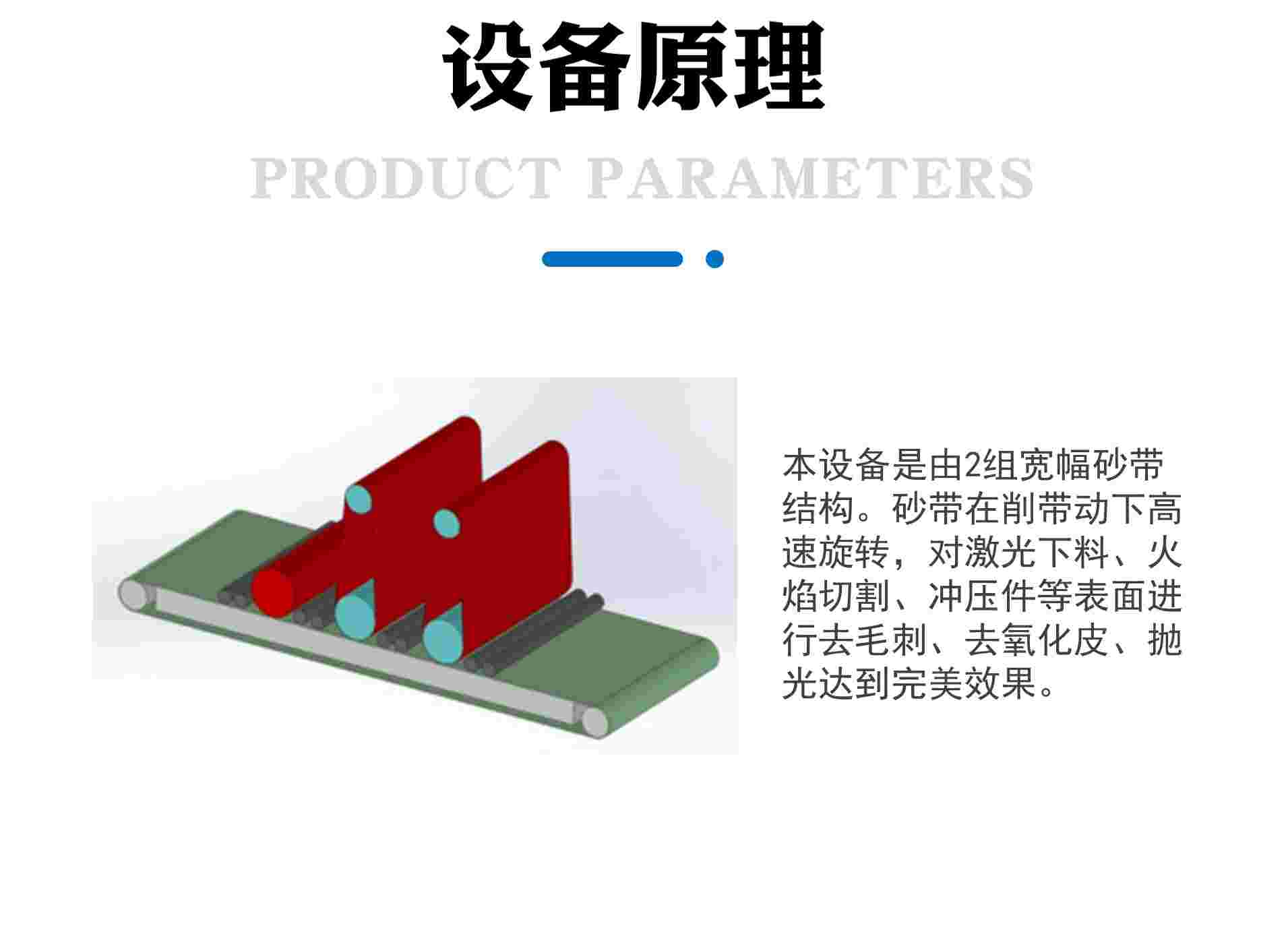 800RW金属抛光拉丝机产品工作原理